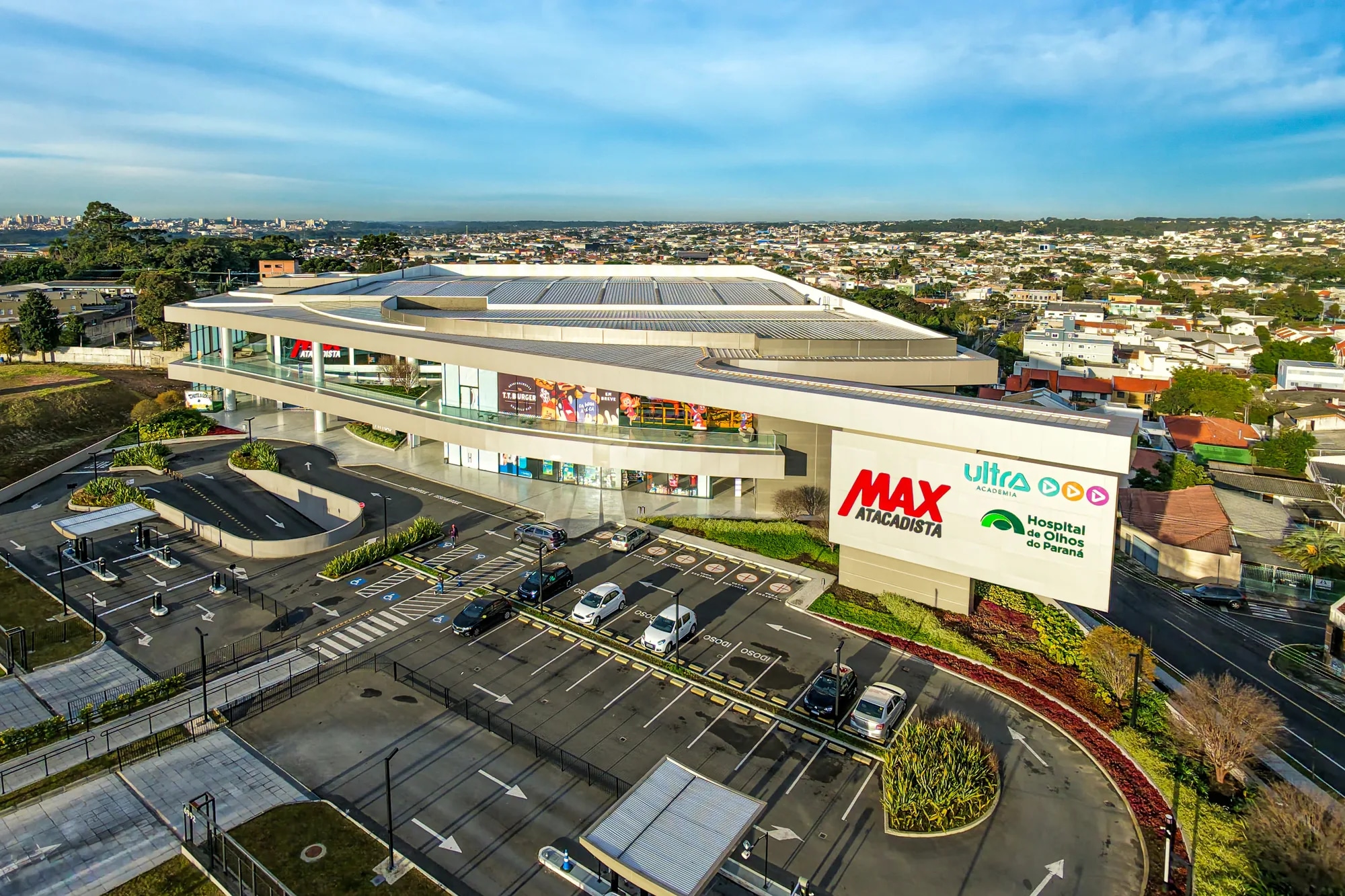 Área de convivência do Flow Open Mall